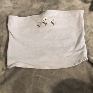 Blue Flower Hollister Tube Top